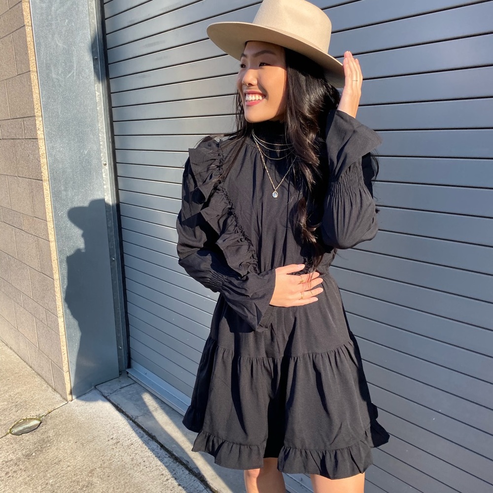 Boohoo Black Mini Dress